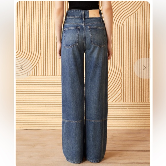 Ulla Johnson The Margot Jean Danube Dark Indigo Wash 30 - Picture 4 of 14